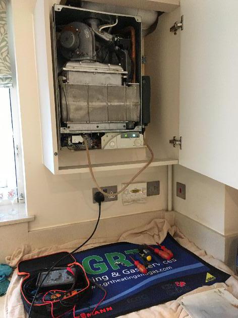 Boiler Servicing in staines upon thames by GRT heating & gas services.